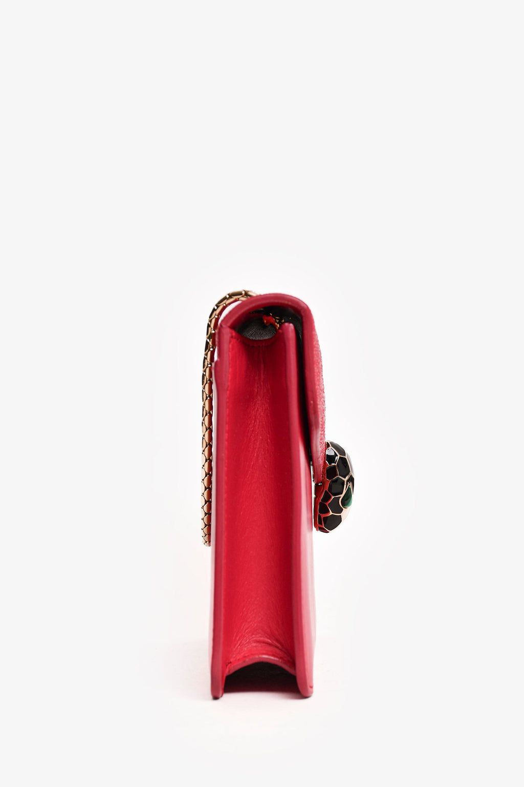 Bvlgari Pink Leather/Stingray Serpenti Crossbody
