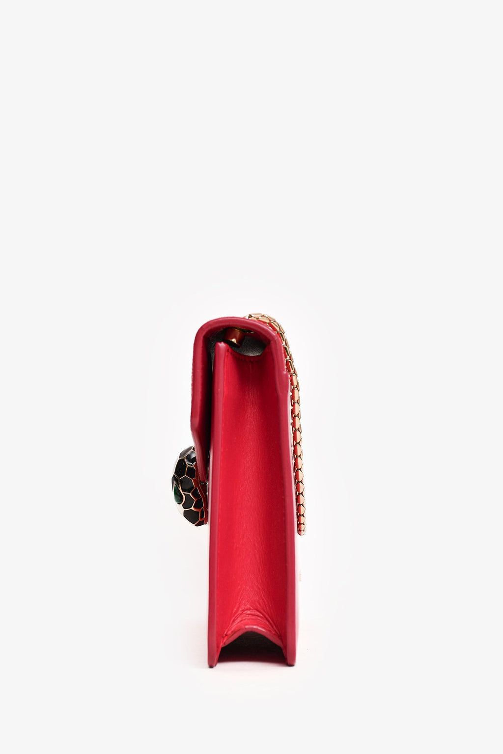 Bvlgari Pink Leather/Stingray Serpenti Crossbody