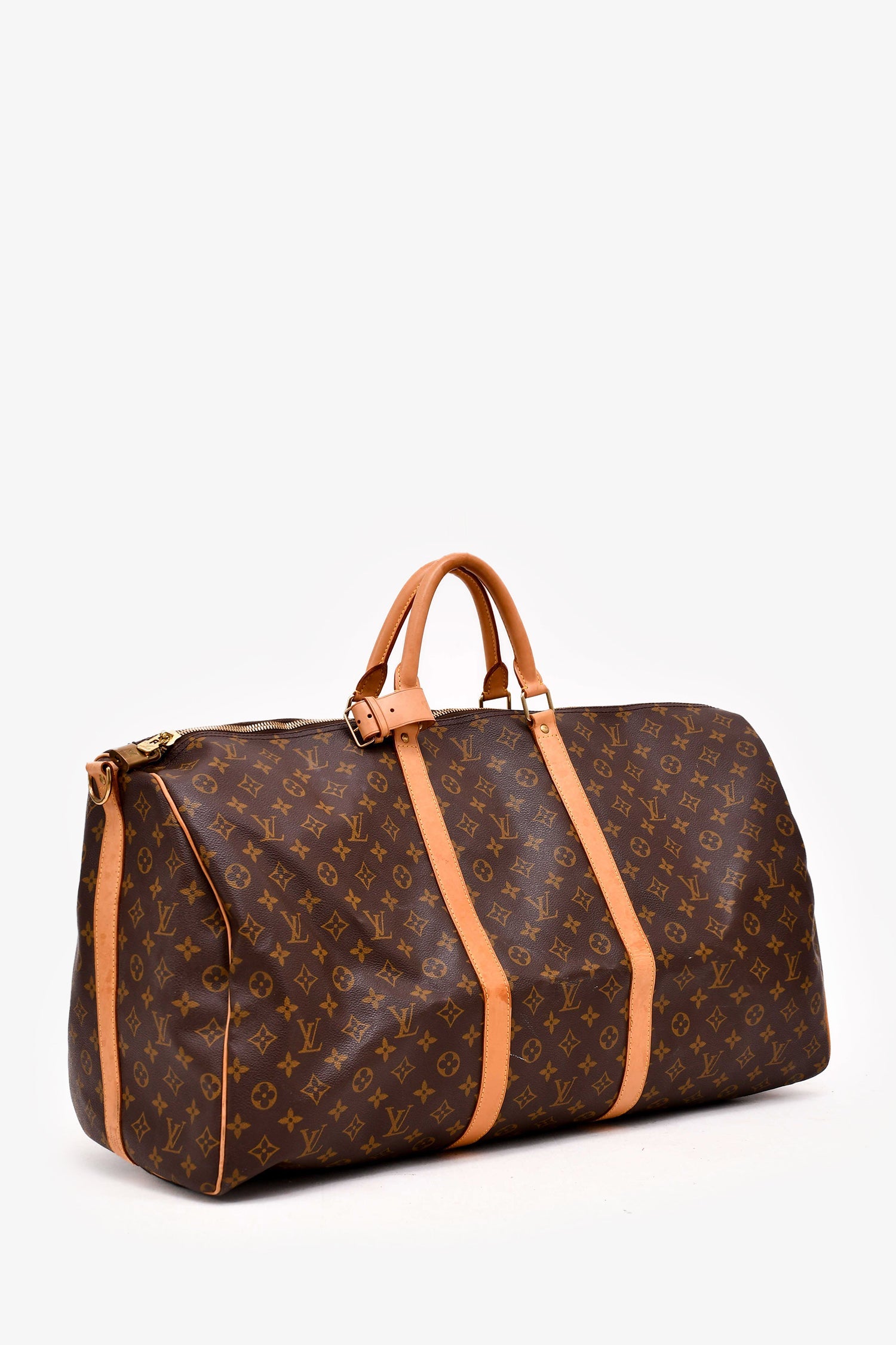 Louis Vuitton 2001 Monogram Keepall 60 With Strap