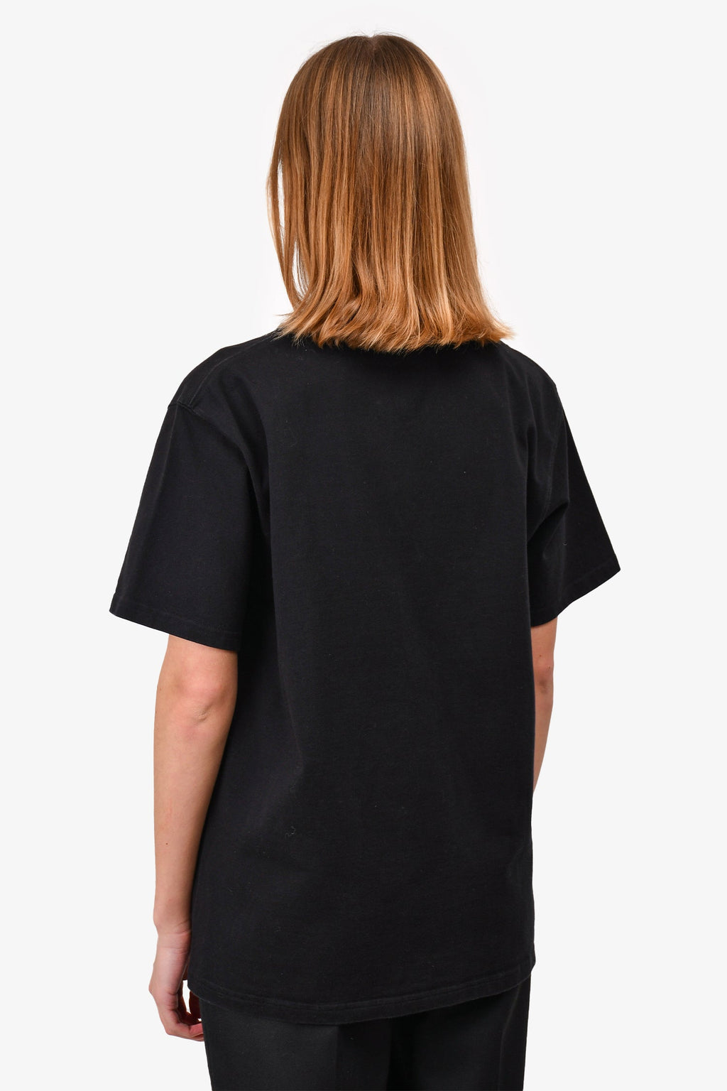 Christian Dior Black Logo Embroidered T-Shirt Size M