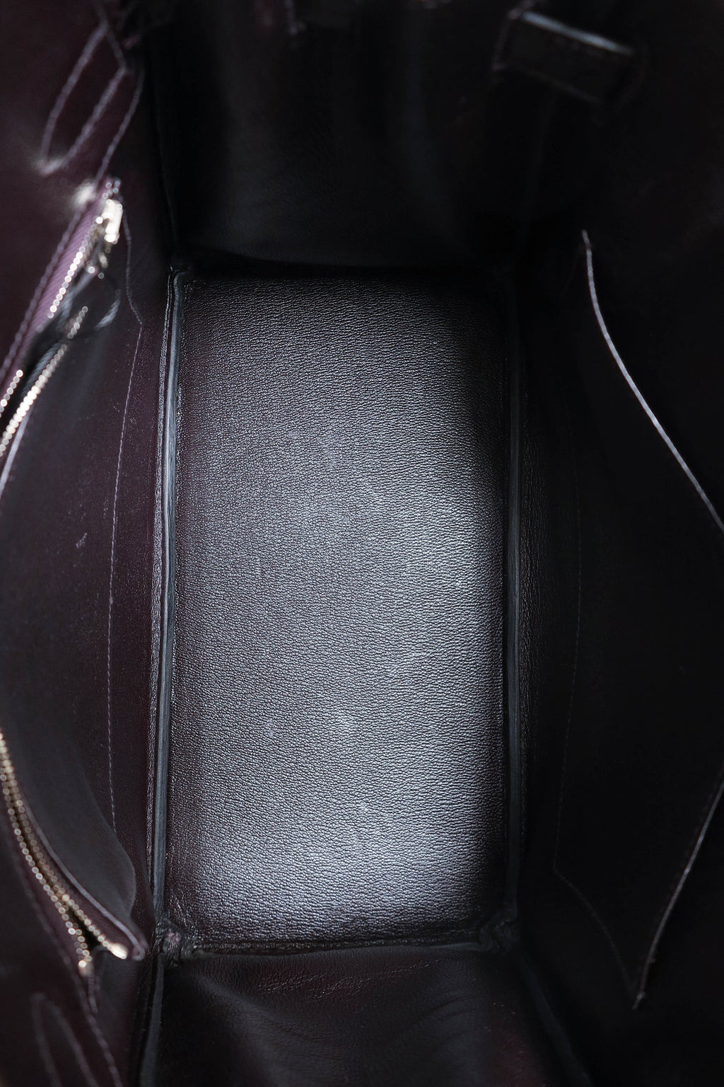 Hermes 2015 Dark Purple Matte Porosus Crocodile Birkin 30