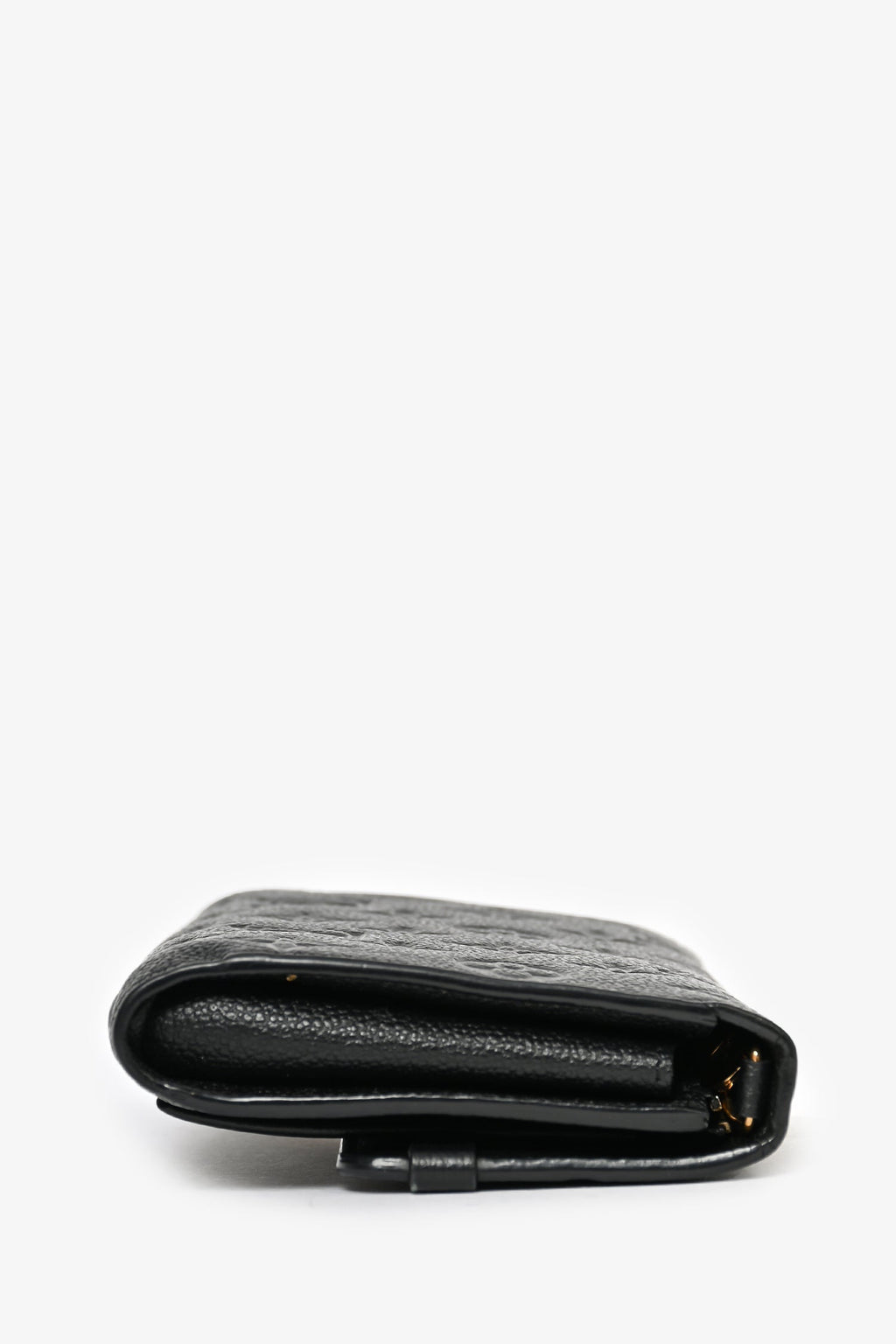 Louis Vuitton 2019 Black Empreinte Leather 'Vavin' Wallet on Chain Bag