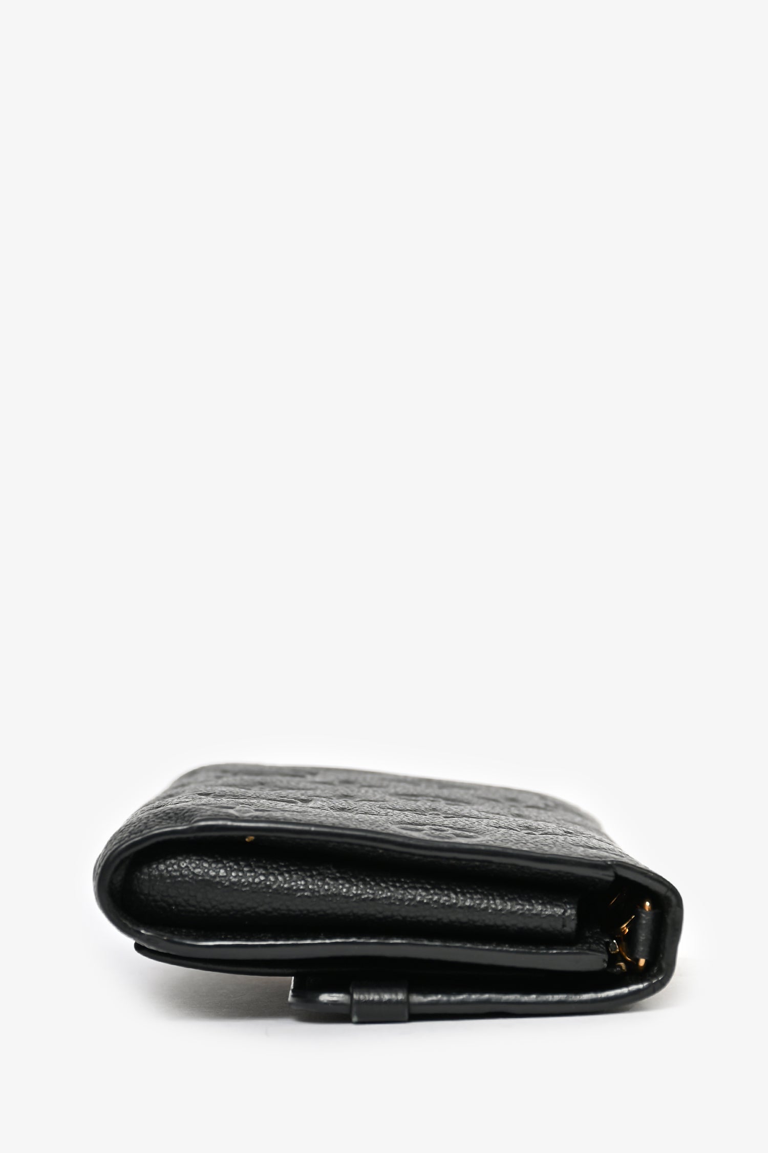 Louis Vuitton 2019 Black Empreinte Leather 'Vavin' Wallet on Chain Bag