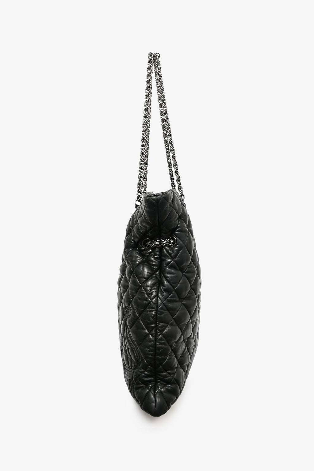Pre-Loved Chanel™ 2008/09 Black Leather Paris Moscow Tote