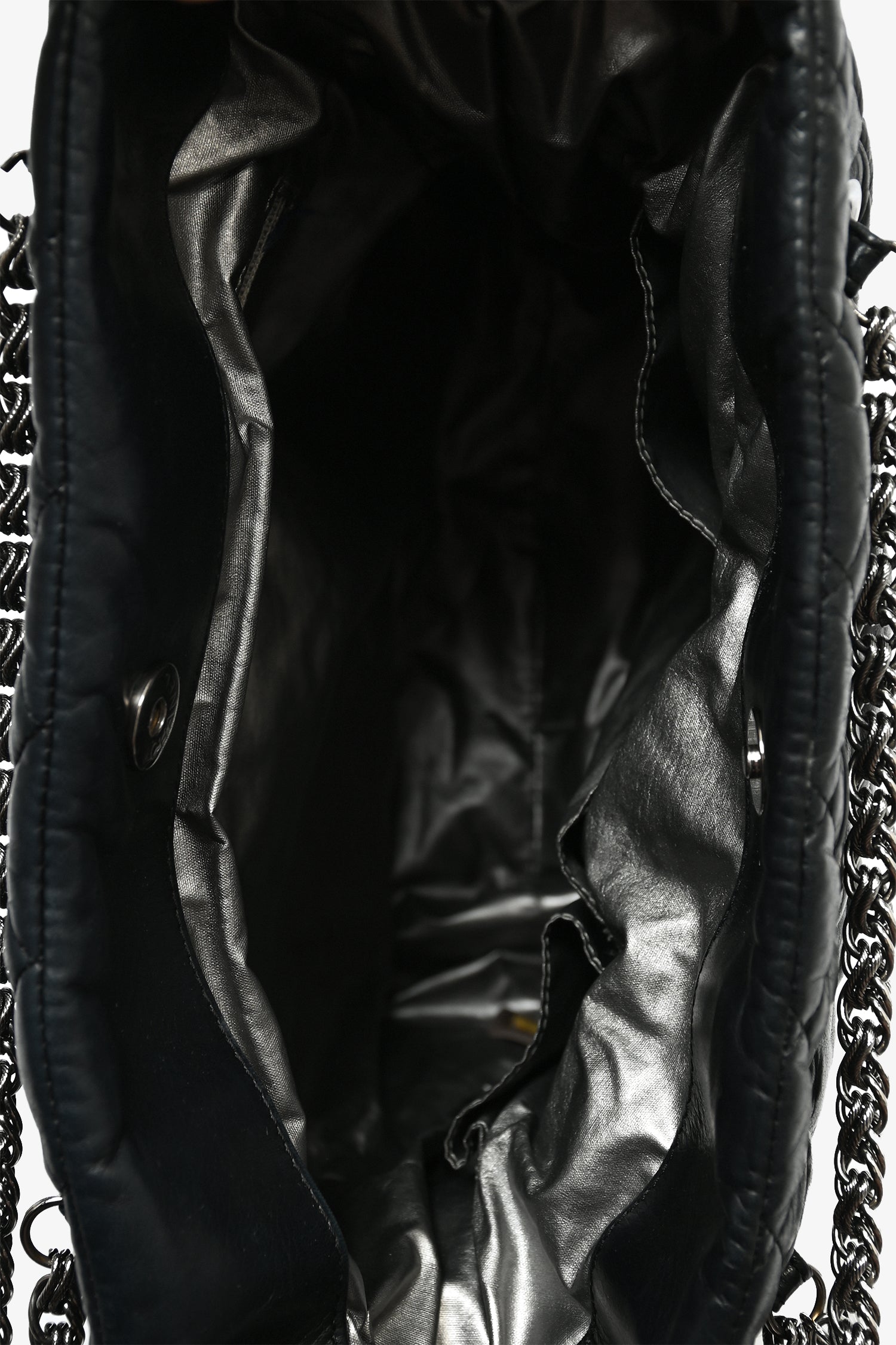 Pre-Loved Chanel™ 2008/09 Black Leather Paris Moscow Tote