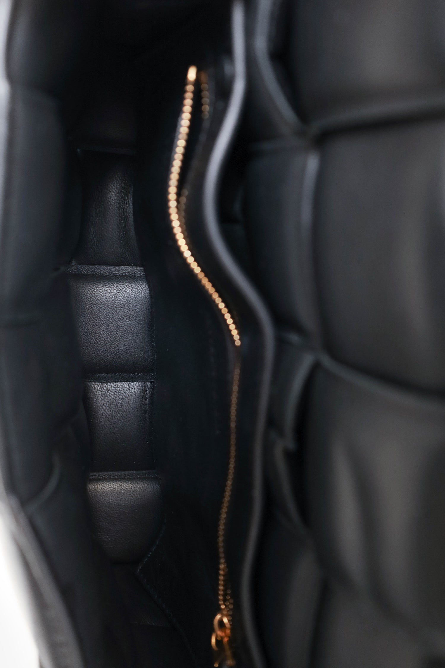 Bottega Veneta Black Leather "Padded Cassette" Shoulder Bag