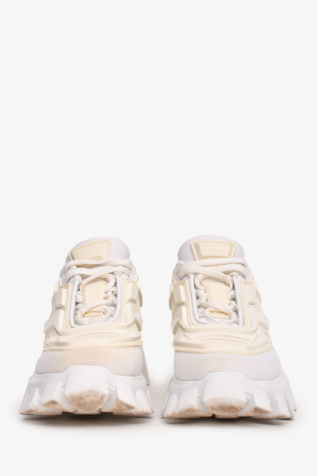 Prada White Cloudbust Thunder Sneakers Size 35