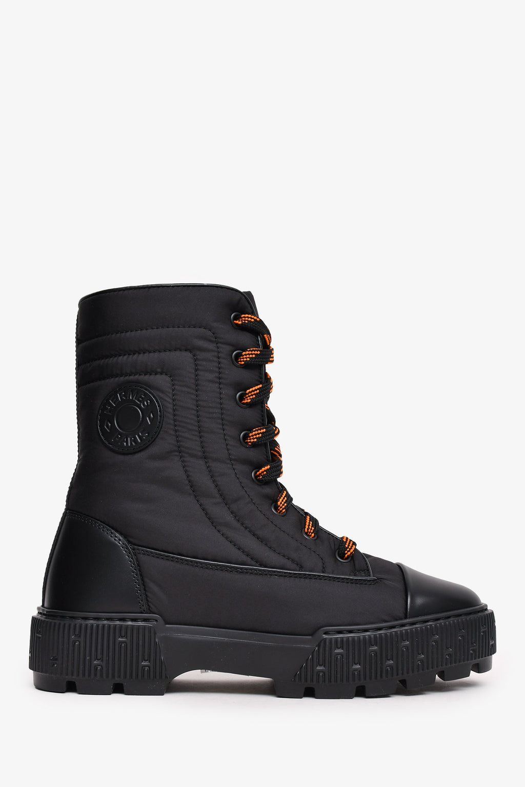 Hermès Black Nylon Fresh Ankle Boots Size 36