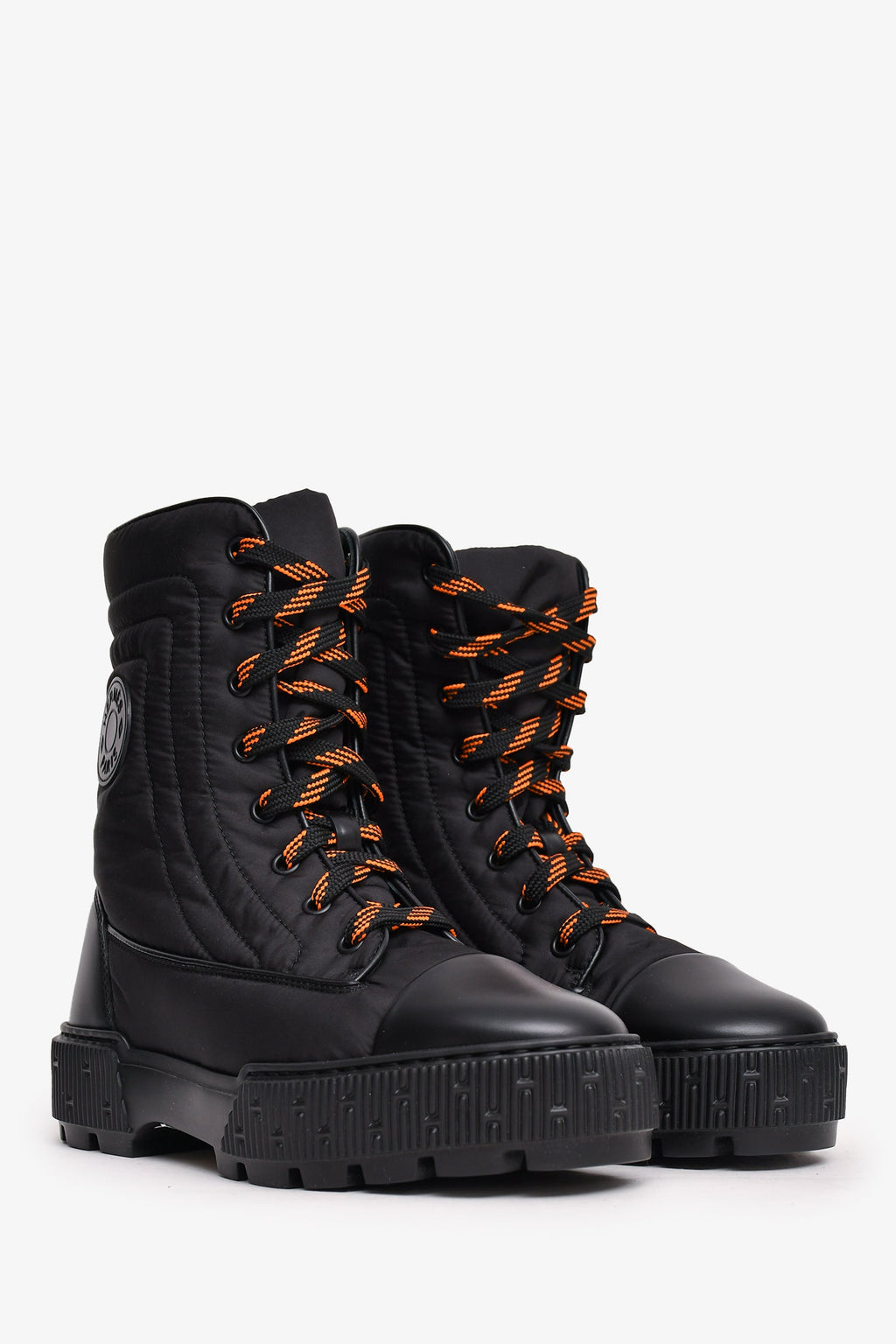 Hermès Black Nylon Fresh Ankle Boots Size 36