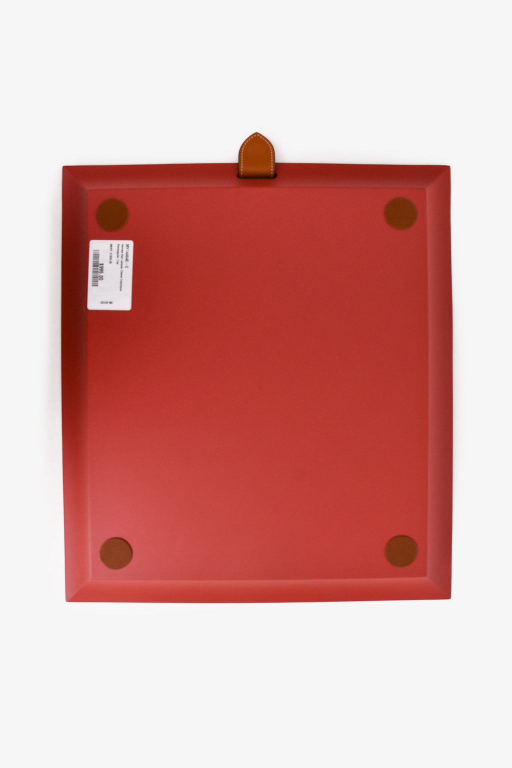 Hermès Red Lacquer Cheval Cosmique Rectangular Tray