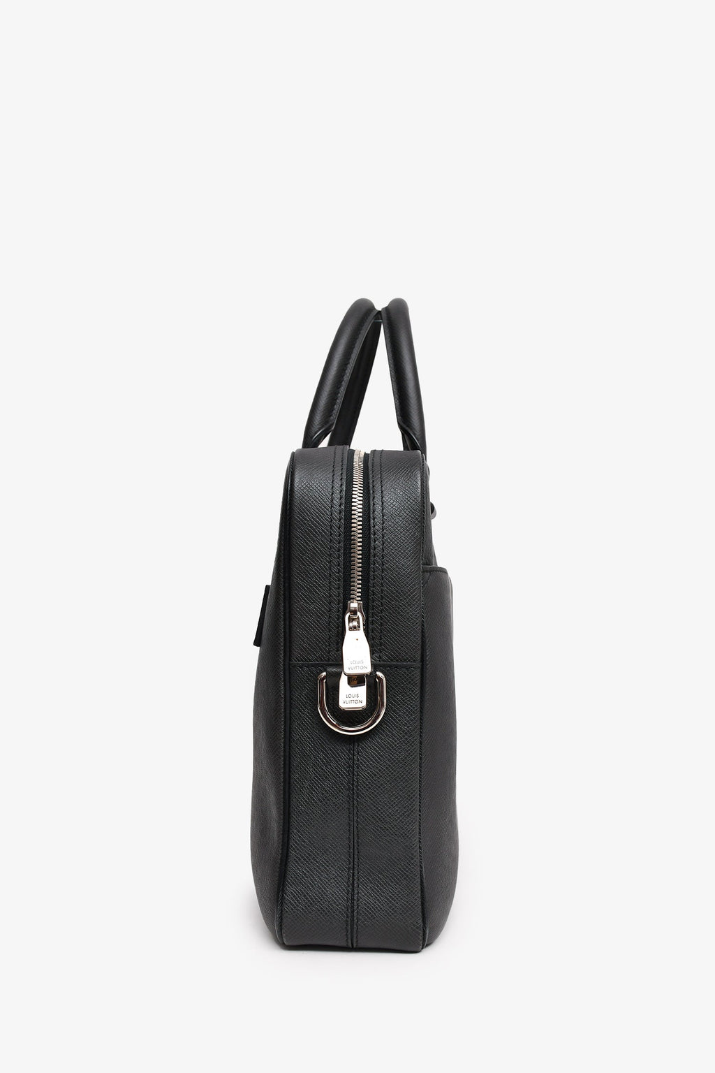 Louis Vuitton 2014 Black Leather Briefcase with Strap