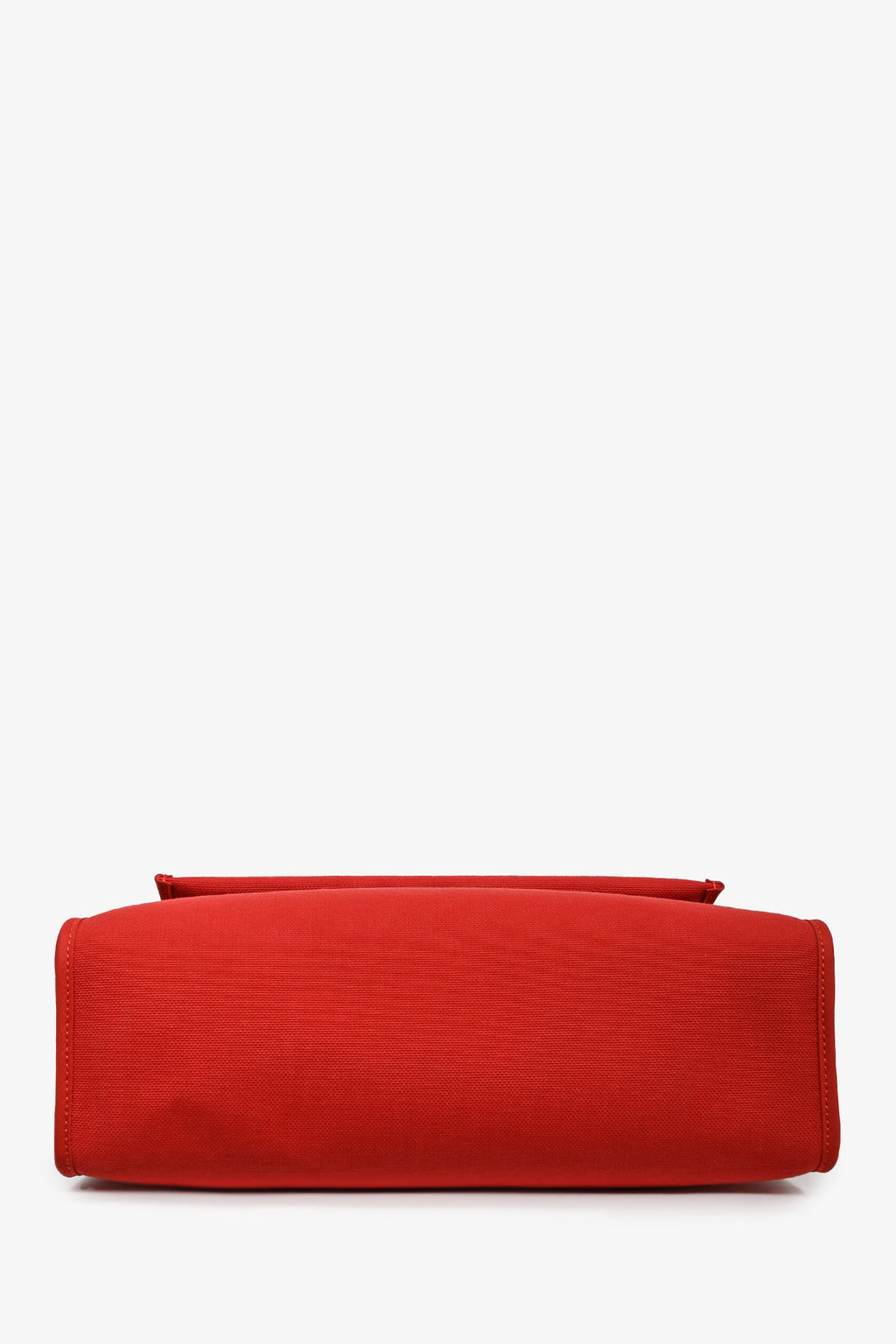 Hermès 2017 Red Canvas/Brown Leather Herbag 31