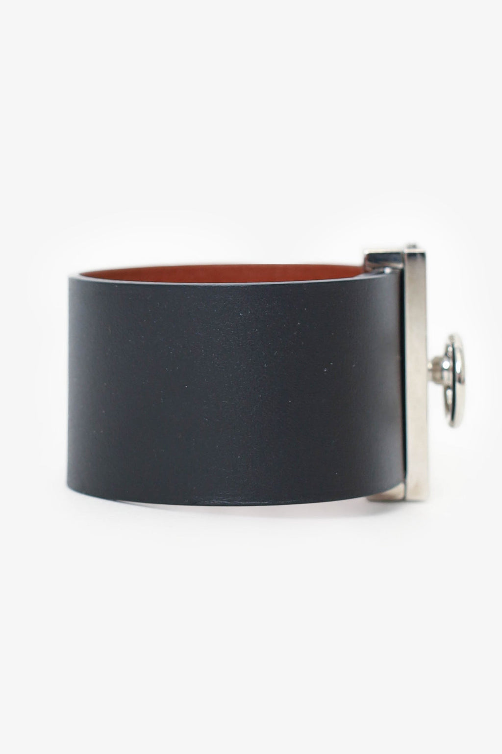 Hermès 2014 Black/Brown Leather Illusion Bracelet