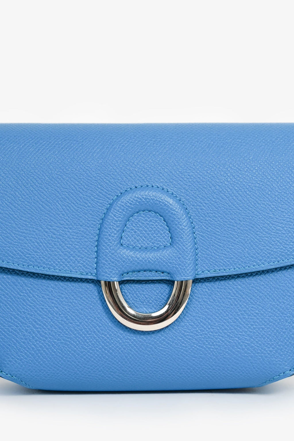 Hermès Blue Epsom Calfskin 'Cherche-Midi' Clutch