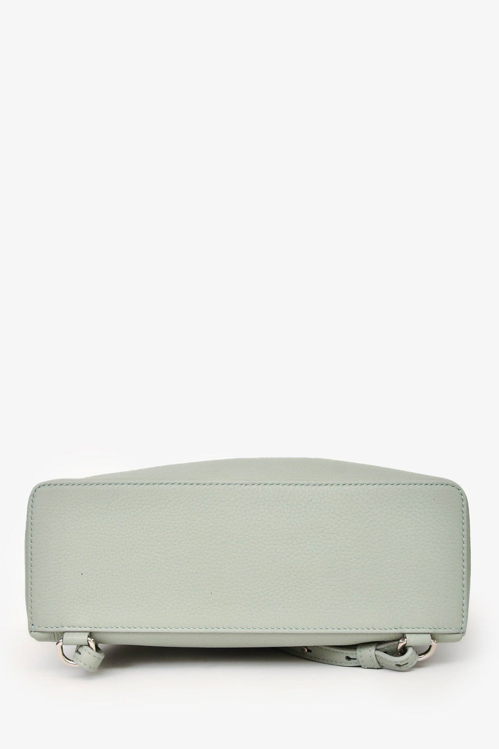 Loro Piana 'Eucalyptus' Seafoam Green Grained Leather Extra Pocket Backpack