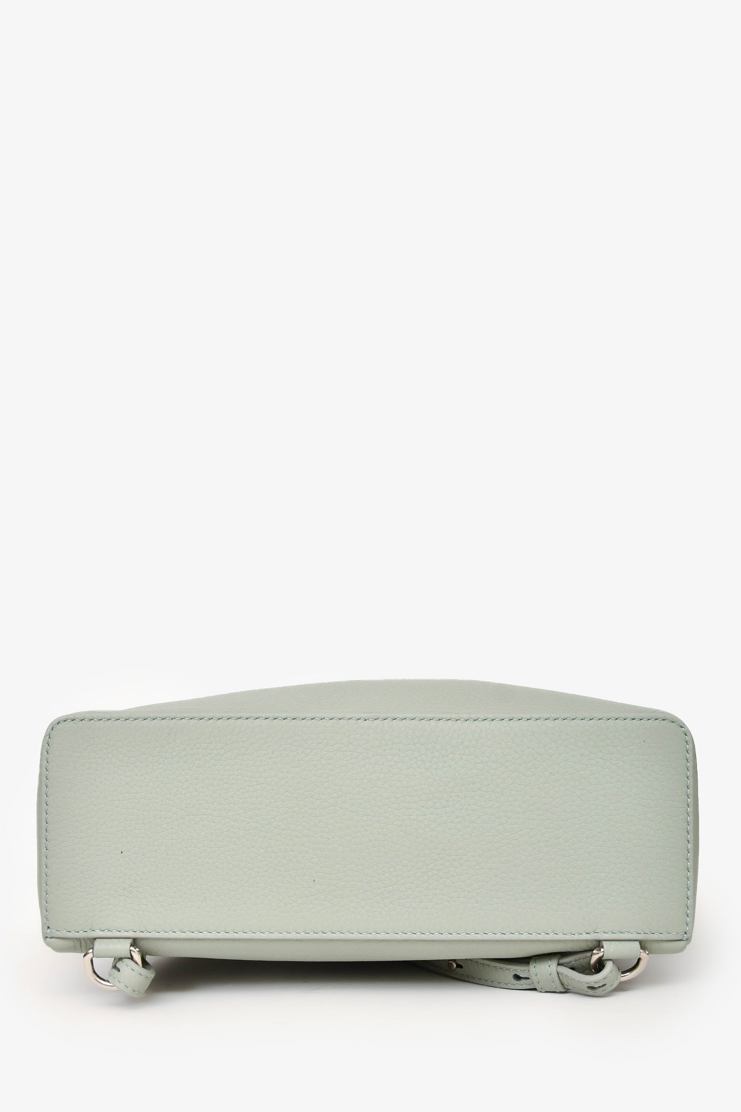 Loro Piana 'Eucalyptus' Seafoam Green Grained Leather Extra Pocket Backpack