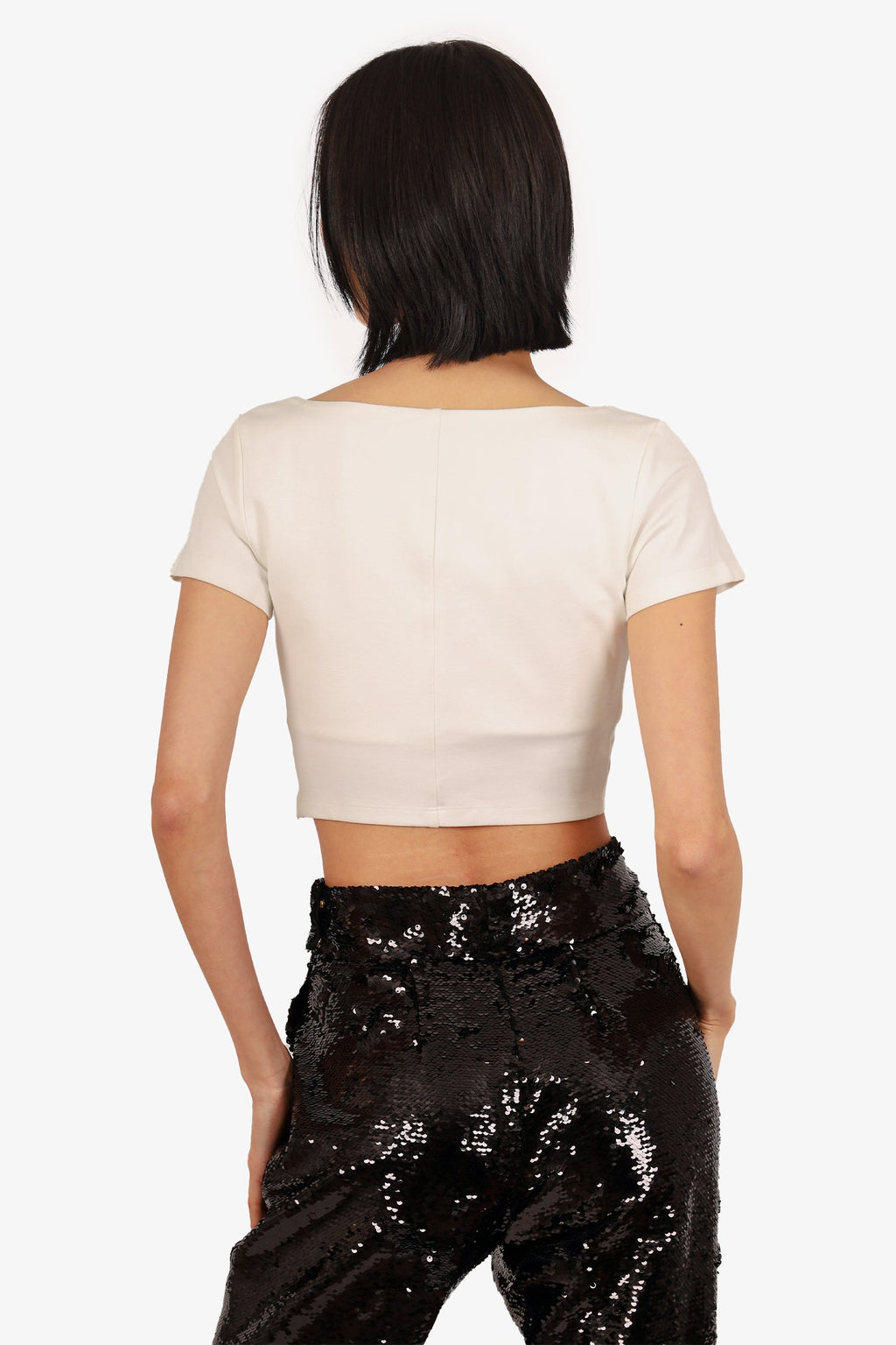 Area White Crystal Cup T-Shirt Size XS