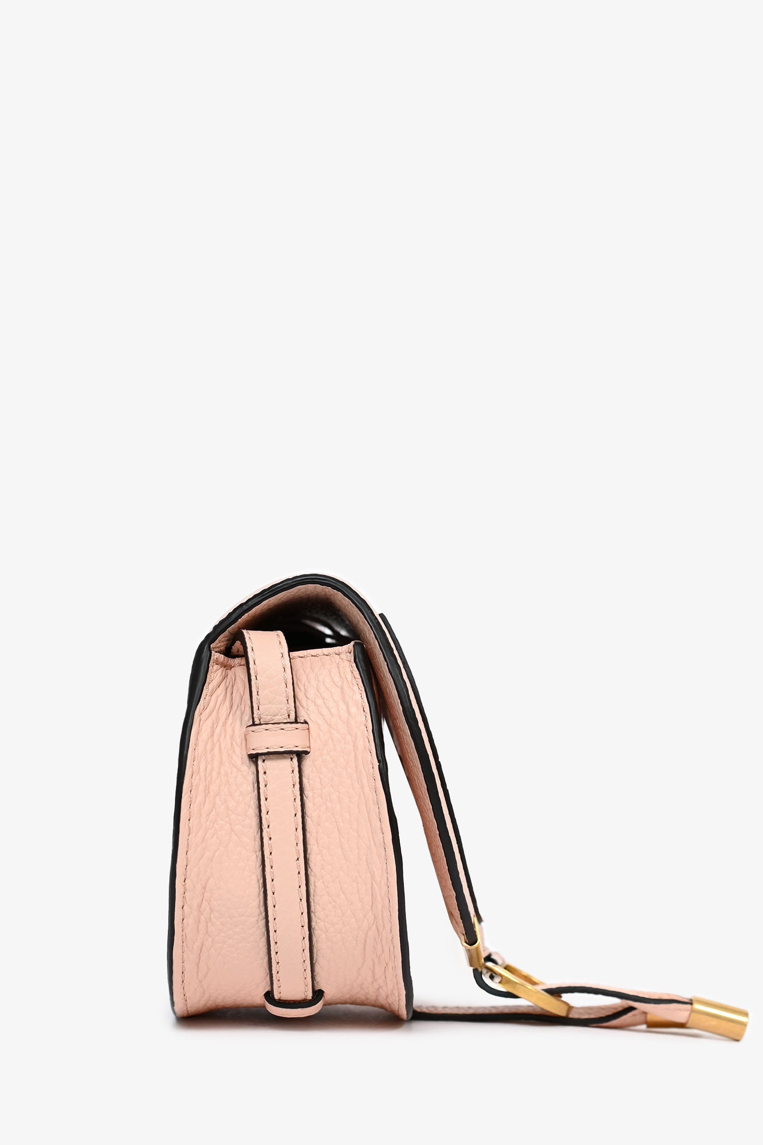 Chloe Pink Leather Nano 'Marcie' Shoulder Bag