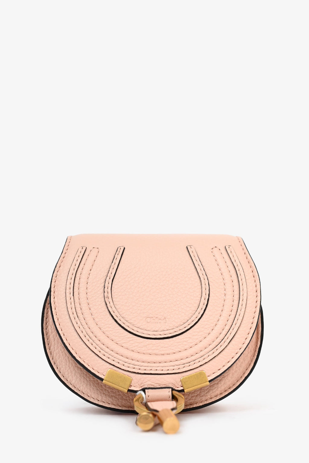Chloe Pink Leather Nano 'Marcie' Shoulder Bag