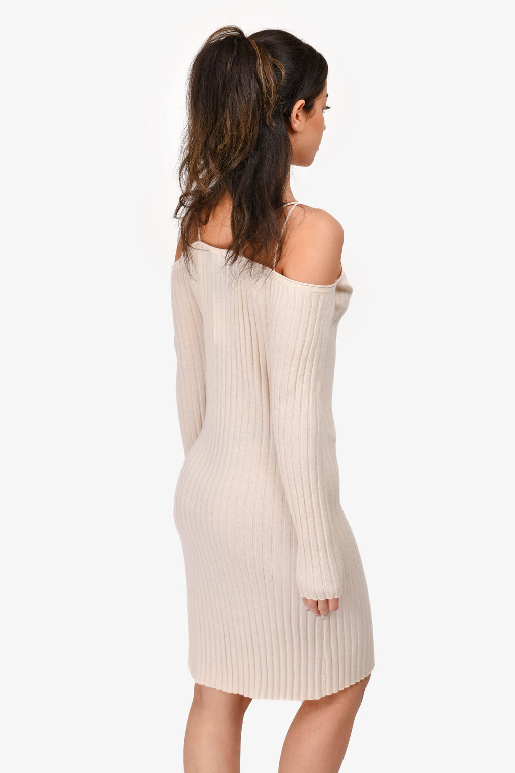 Lisa Yang Cream Cashmere Ribbed Knit Long igan Size 2 US