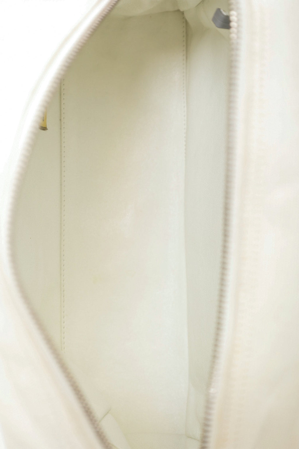 Pre-Loved Chanel™ 2000-02 White Canvas Mini Bowler Bag