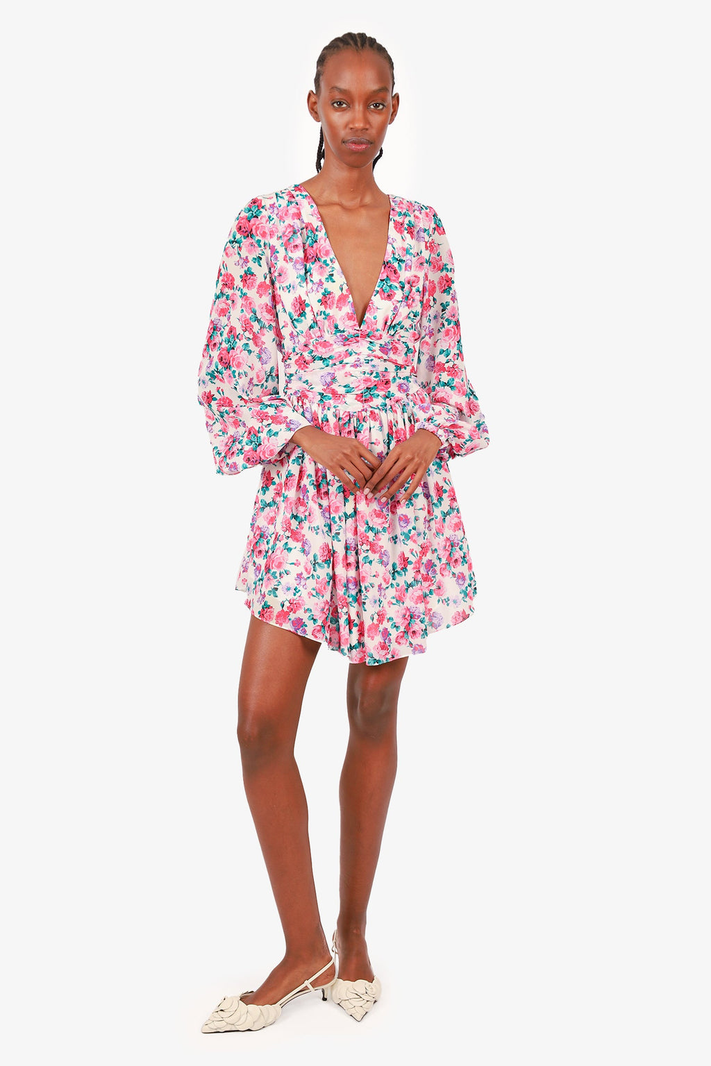 Ronny Kobo Multicolour Floral Dress Size XS