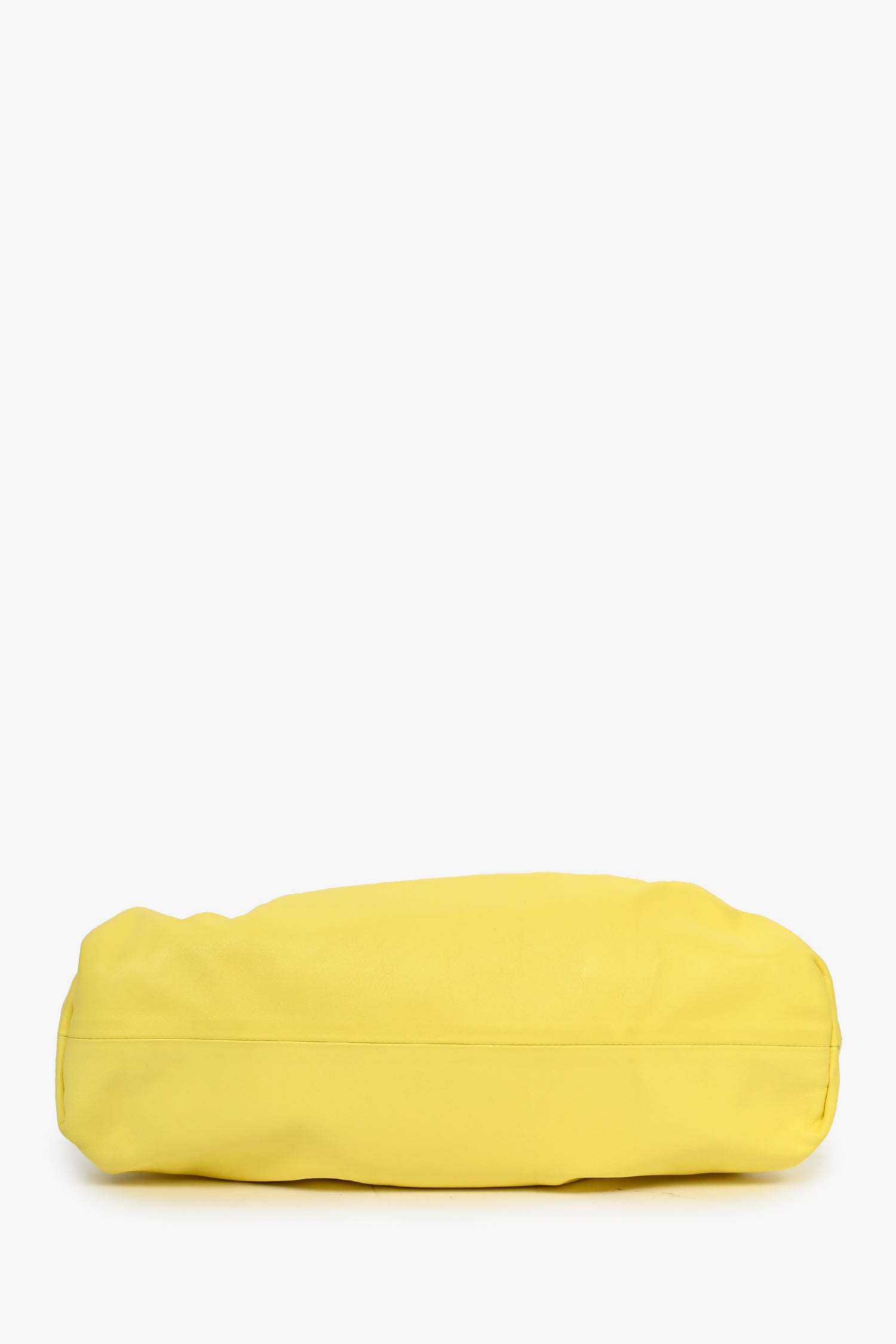 Bottega Veneta Yellow Leather Large Classic Pouch