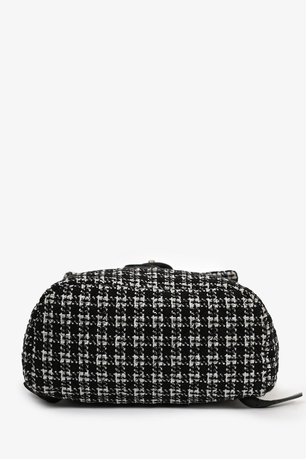 Pre-Loved Chanel™ 2016 Black/Silver Tweed 'Urban Spirit' Backpack