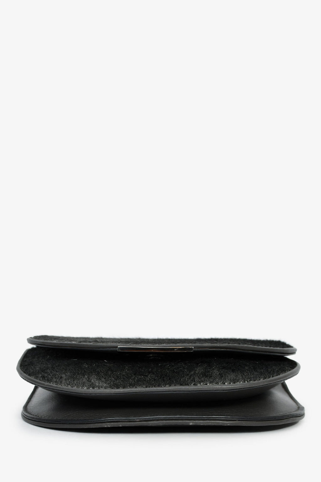 Brunello Cucinelli Grey Calfhair Small Crossbody