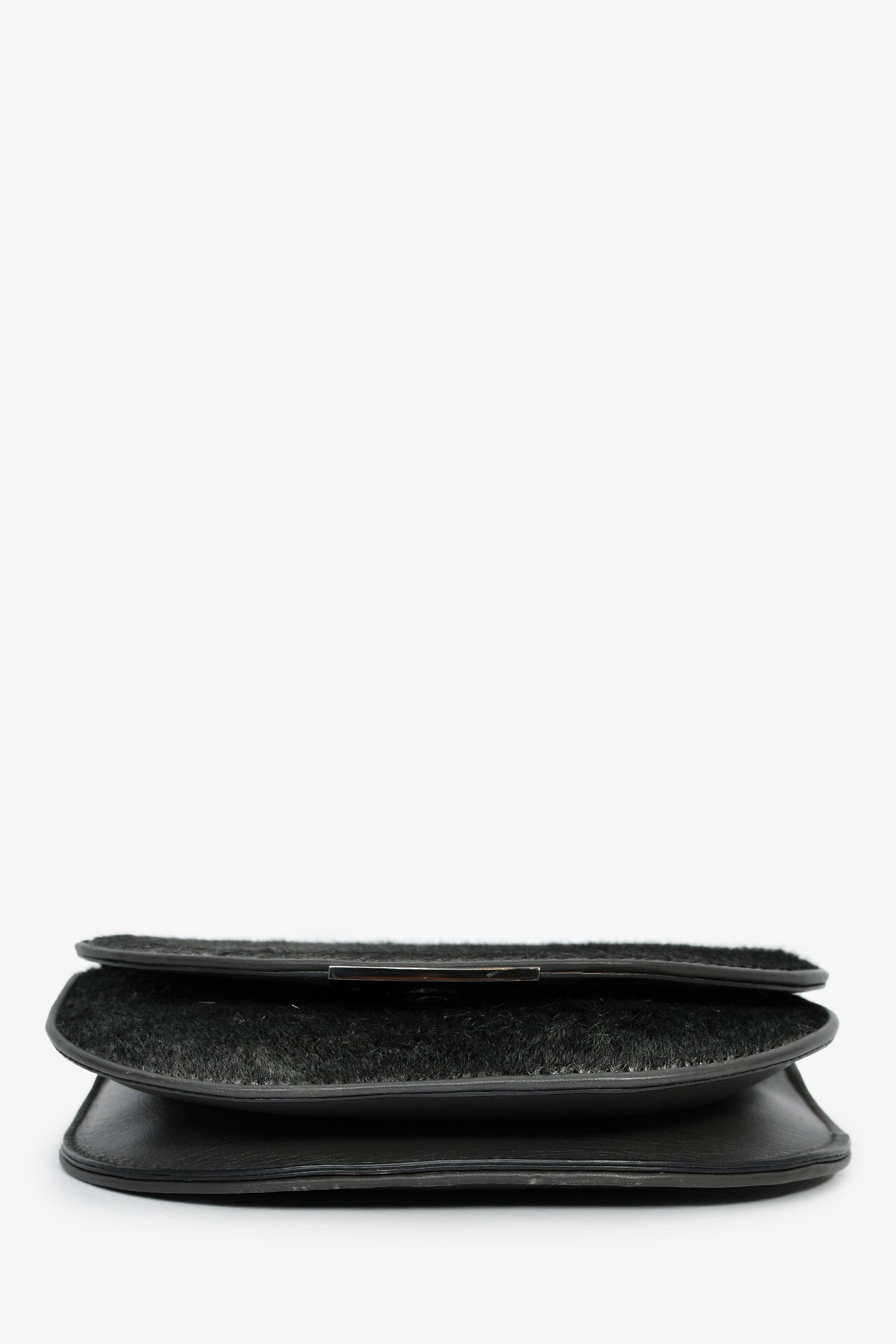 Brunello Cucinelli Grey Calfhair Small Crossbody