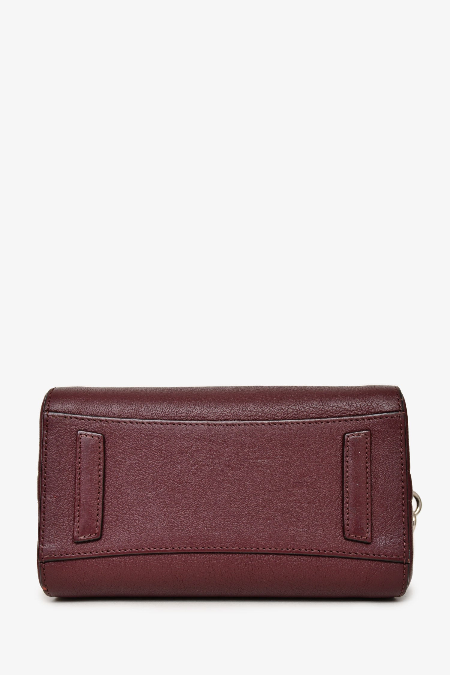 Givenchy Burgundy Mini Antigona Top Handle with Strap