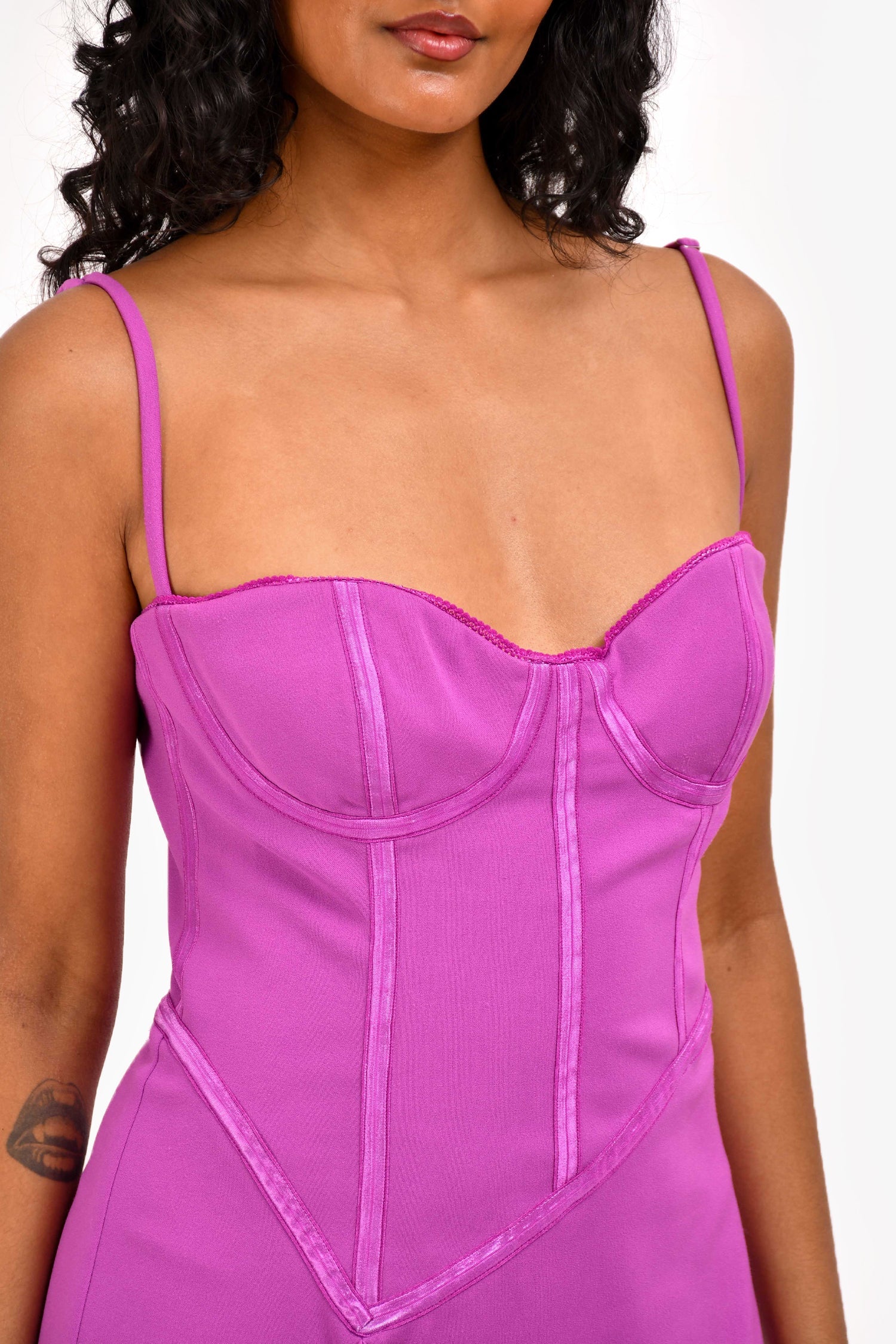 Katie May Purple ' Doutzmen' Midi Dress Size M
