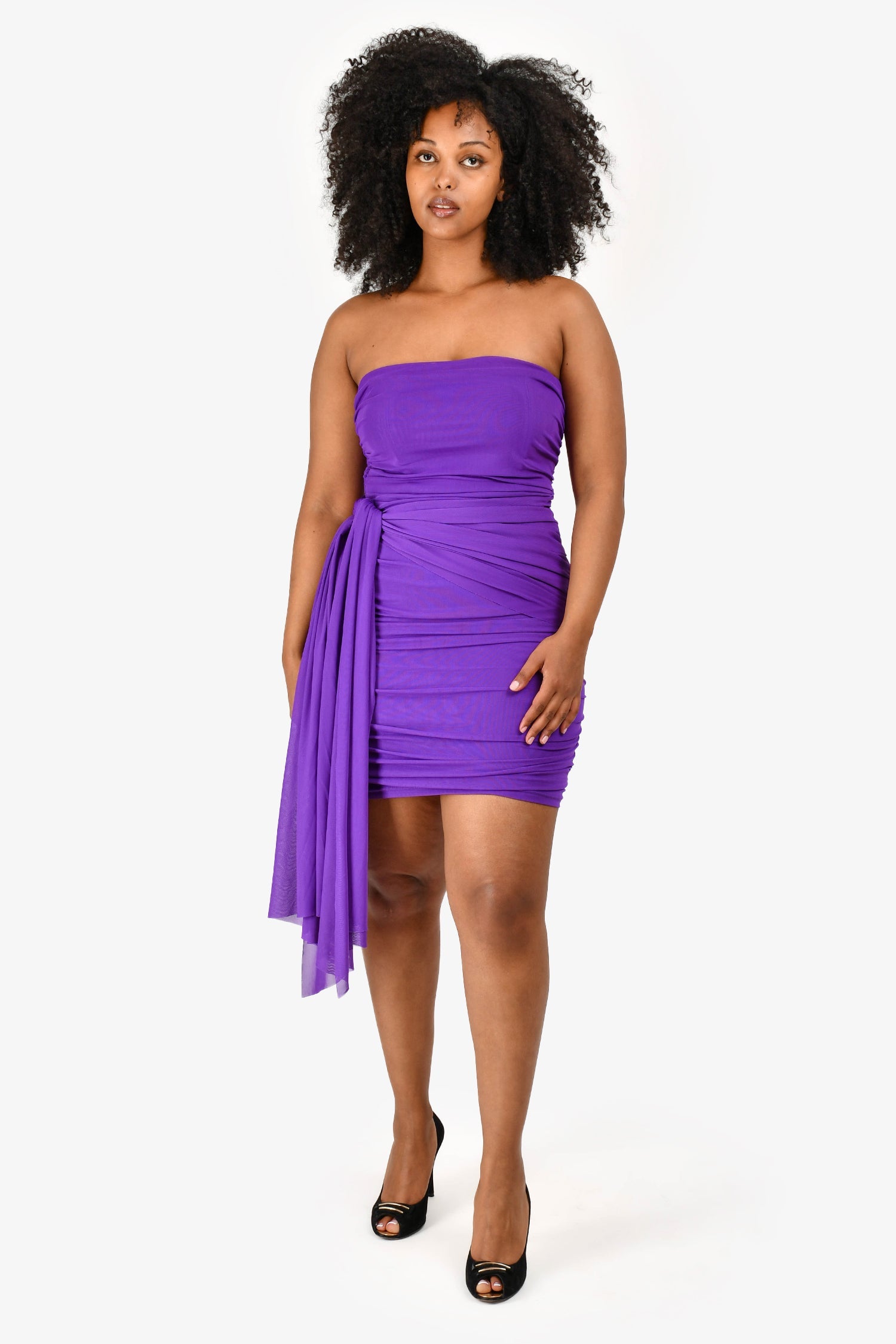 Elliatt Purple 'Alma' Mini Dress Size L