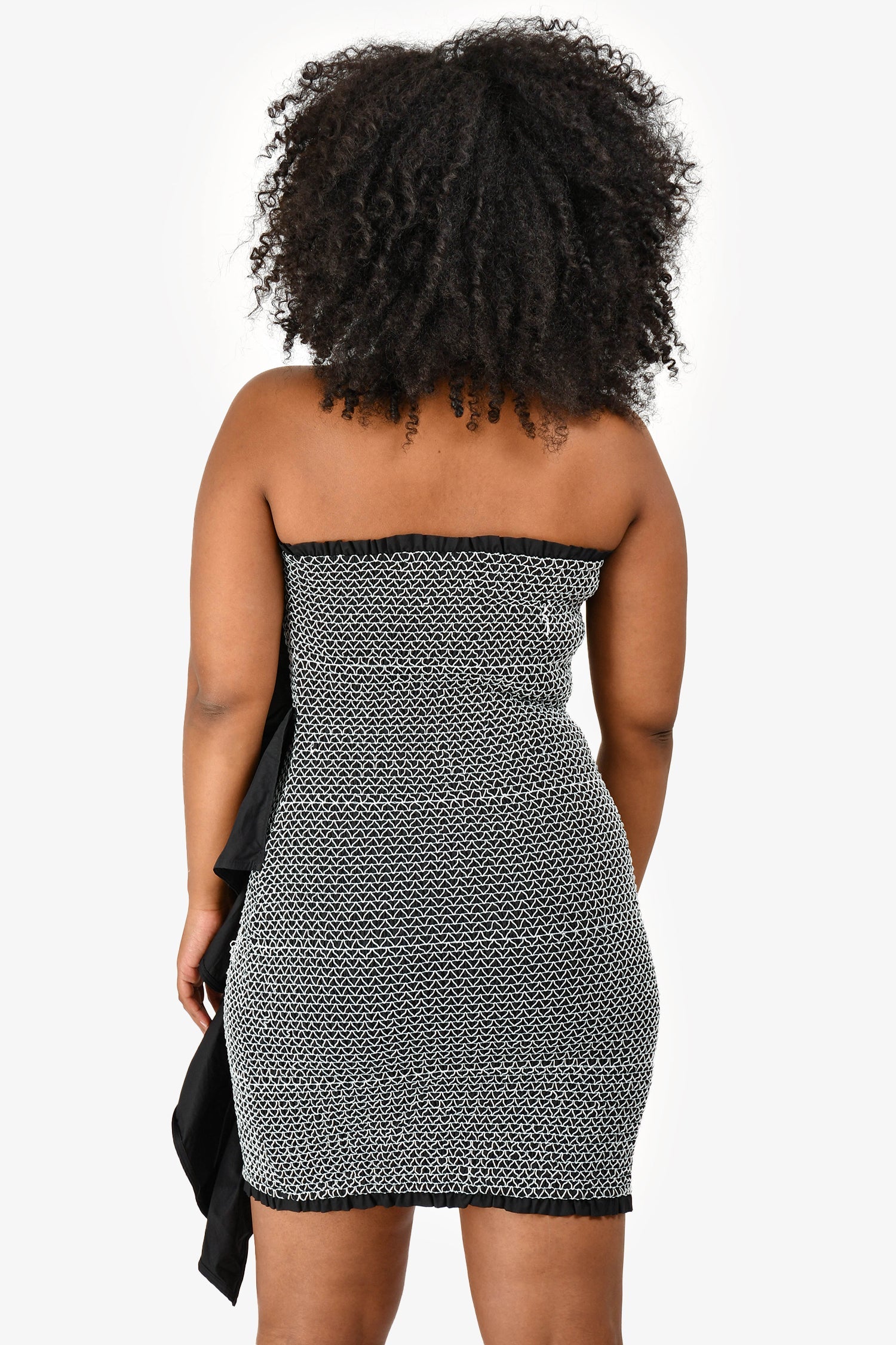 Elliatt Black & White 'Clara' Mini Dress Size L