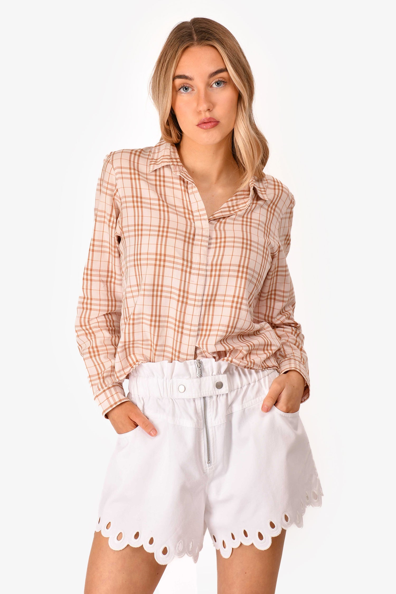 Sea New York White Cotton Eyelet Shorts Size 6