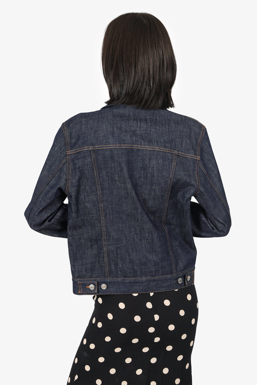 Christian Dior Blue Denim Oblique Jacket Size 44