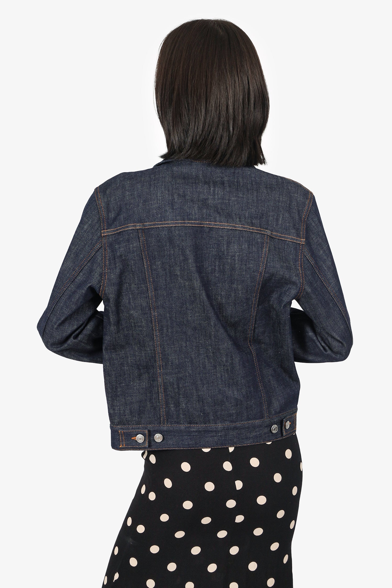 Christian Dior Blue Denim Oblique Jacket Size 44