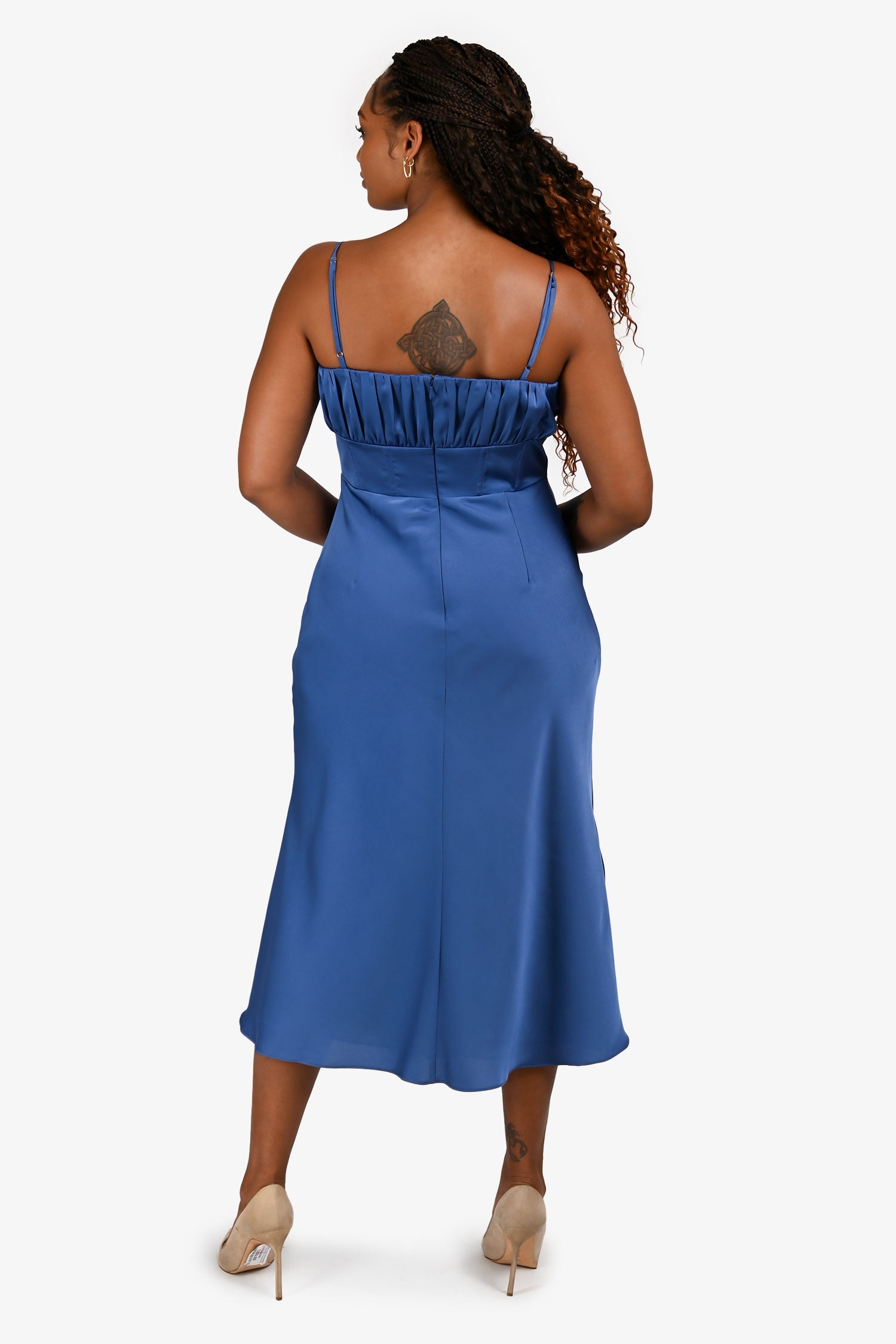 Misha Blue 'Amalthea' Midi Dress Size L