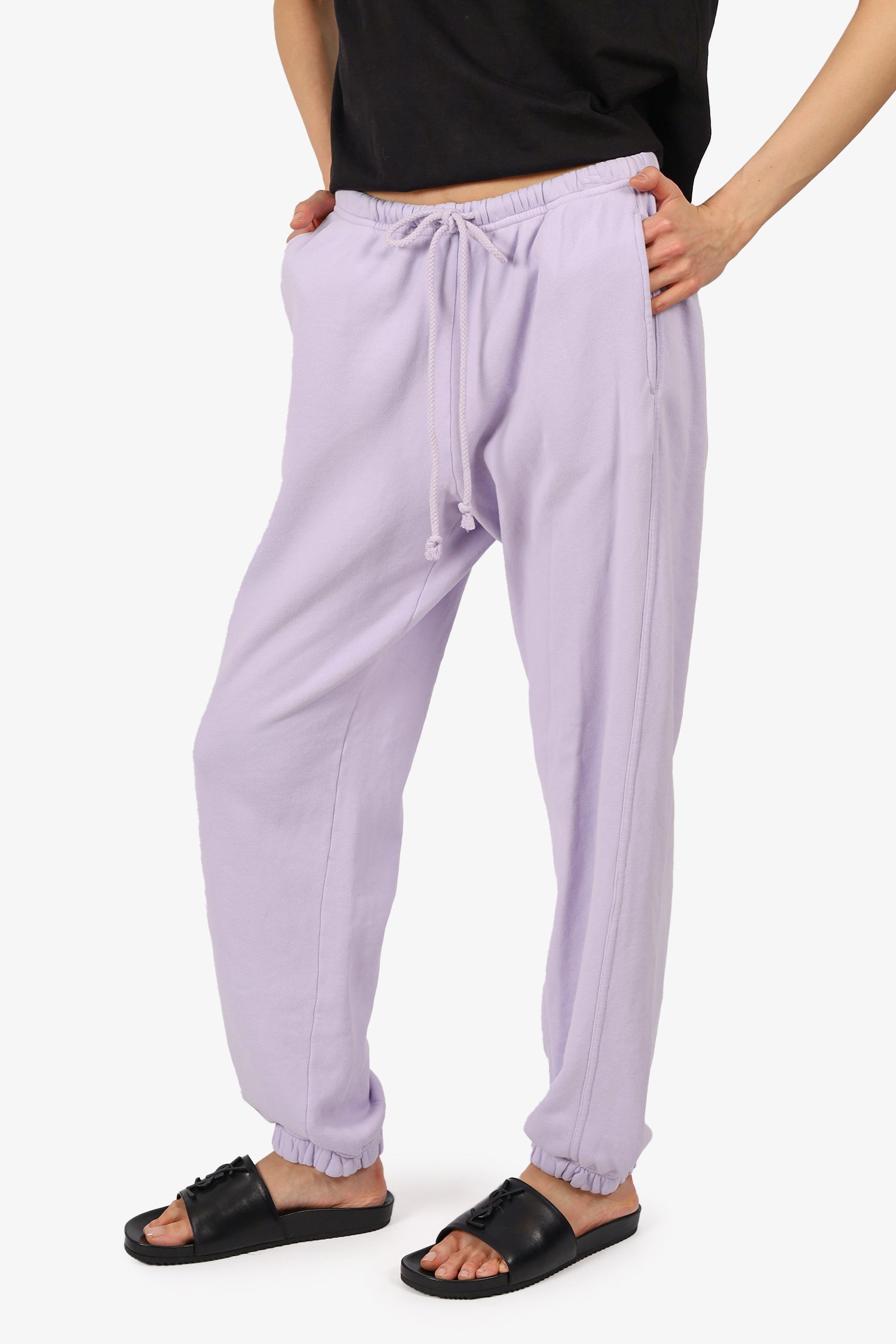 Xirena Purple Cotton Track Pants Size L