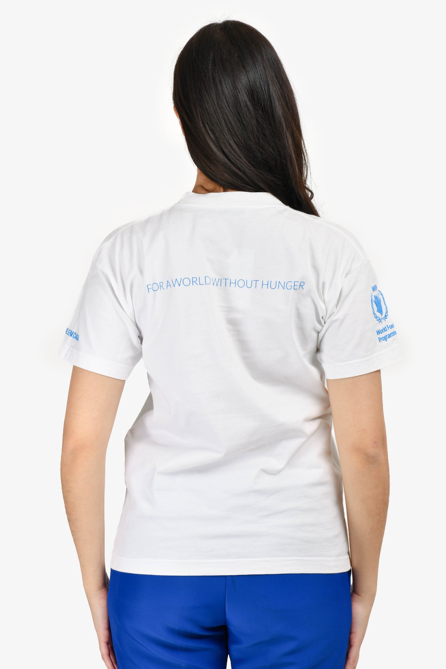Balenciaga 2022 White 'World Food Programme' T-Shirt Size XXS