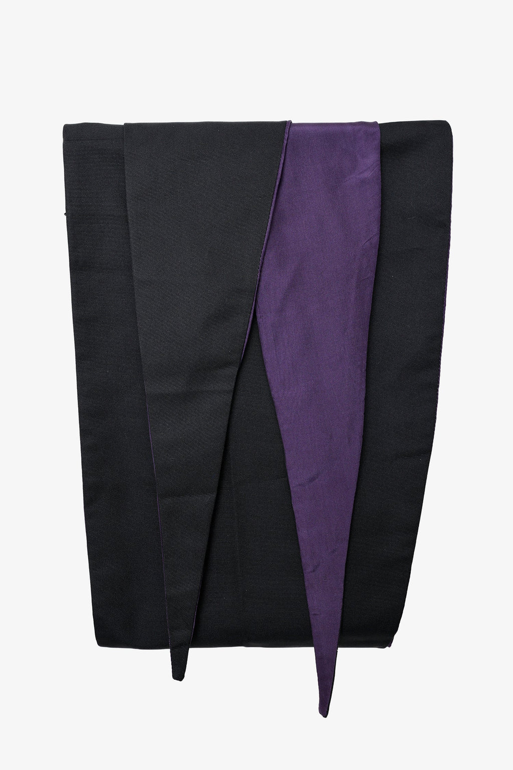 Chloe Black Silk Twill Wrap Around Belt