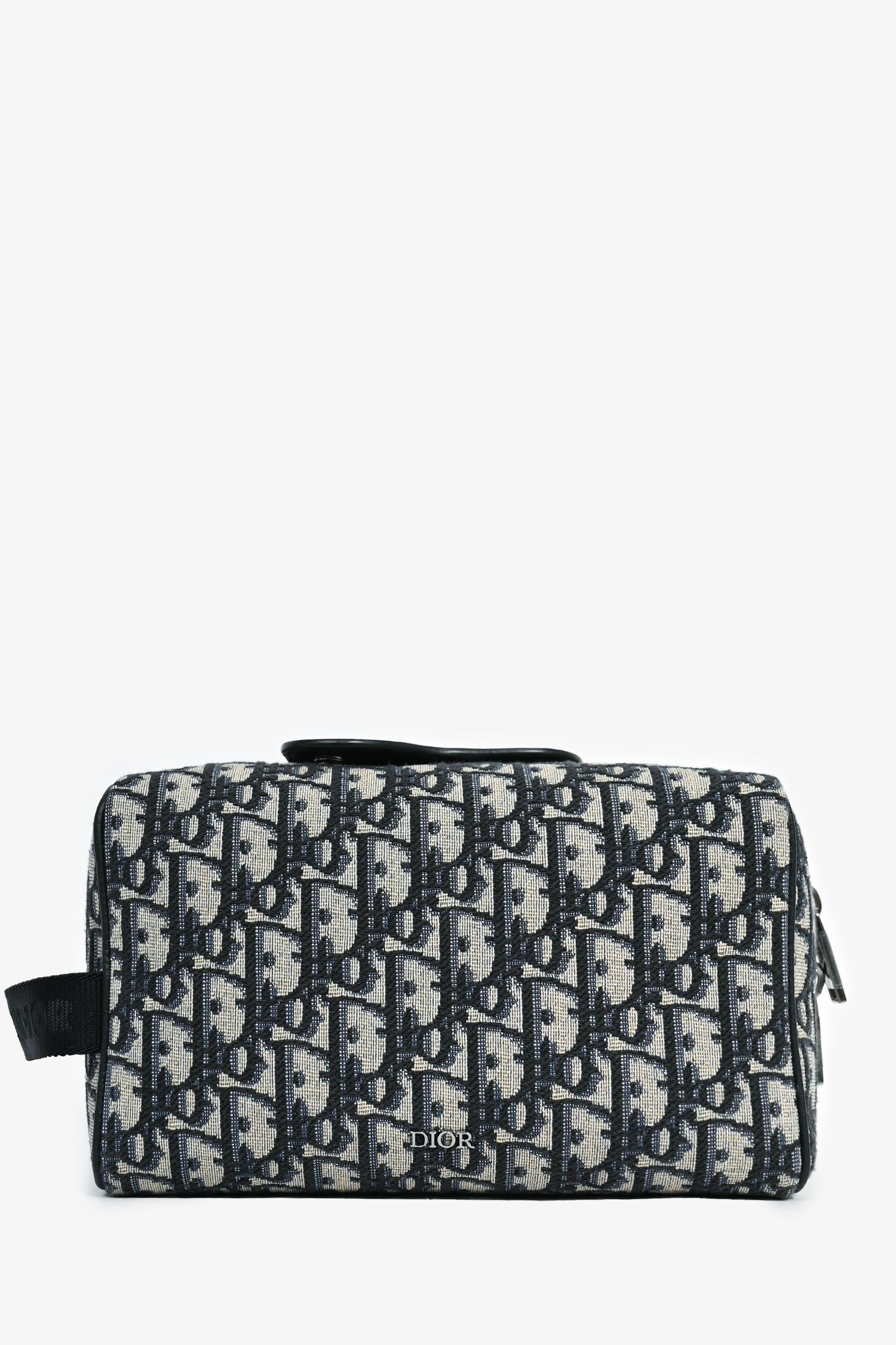 Christian Dior Navy Oblique 'Manity Case' Pouch
