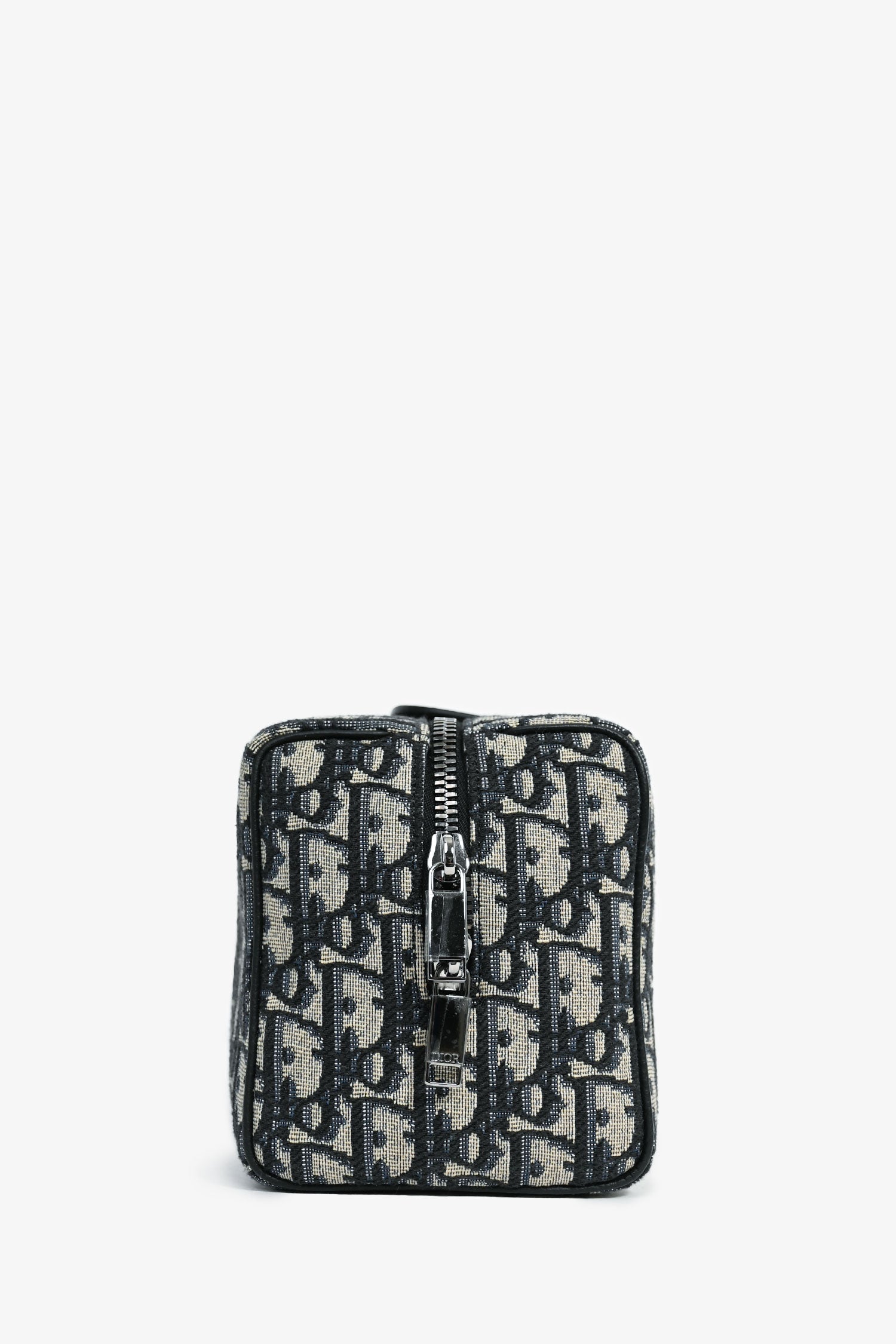 Christian Dior Navy Oblique 'Manity Case' Pouch
