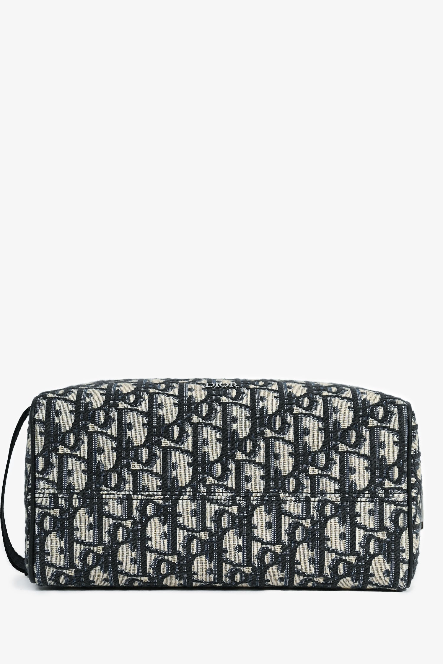 Christian Dior Navy Oblique 'Manity Case' Pouch