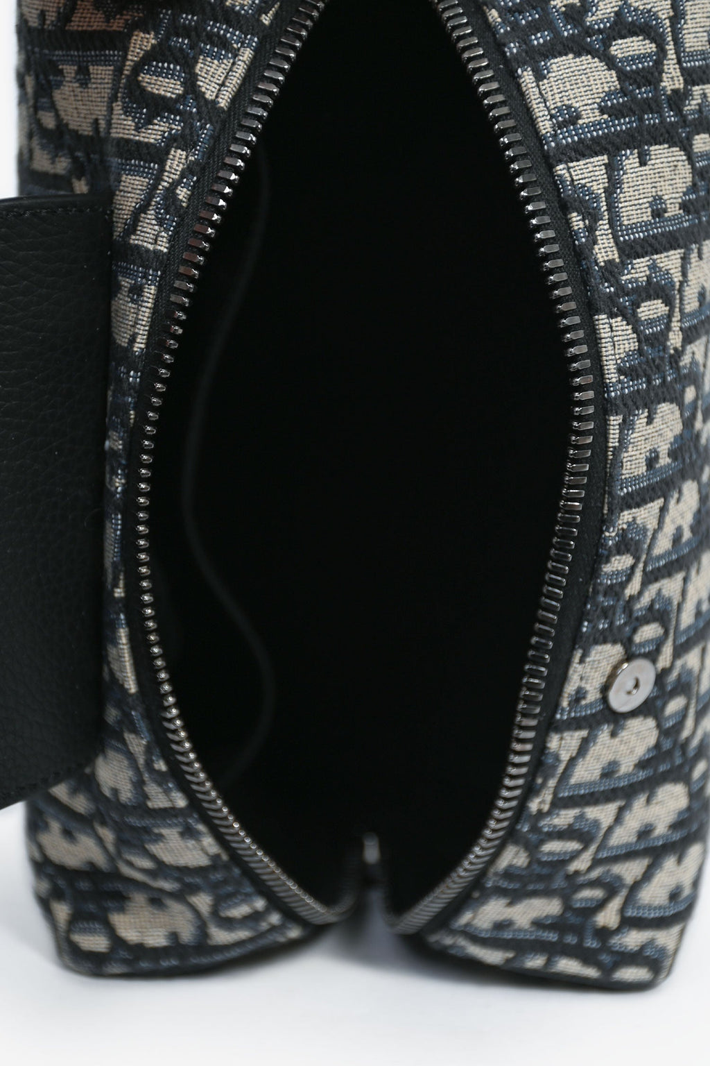 Christian Dior Navy Oblique 'Manity Case' Pouch