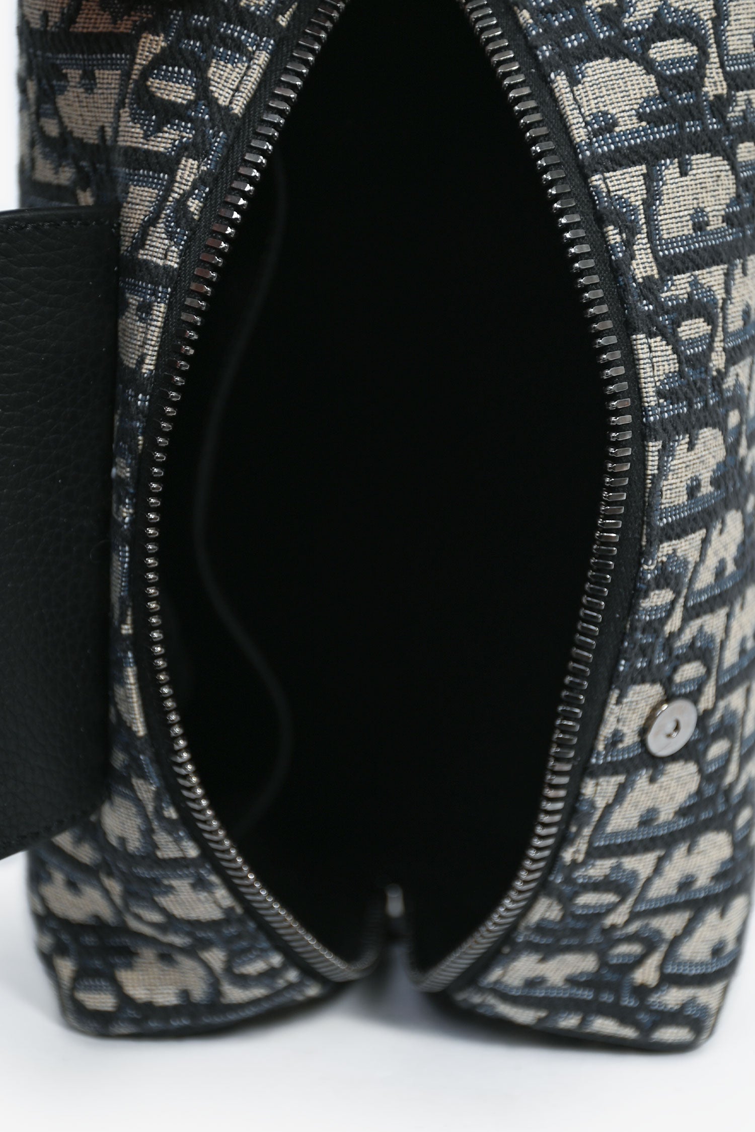 Christian Dior Navy Oblique 'Manity Case' Pouch