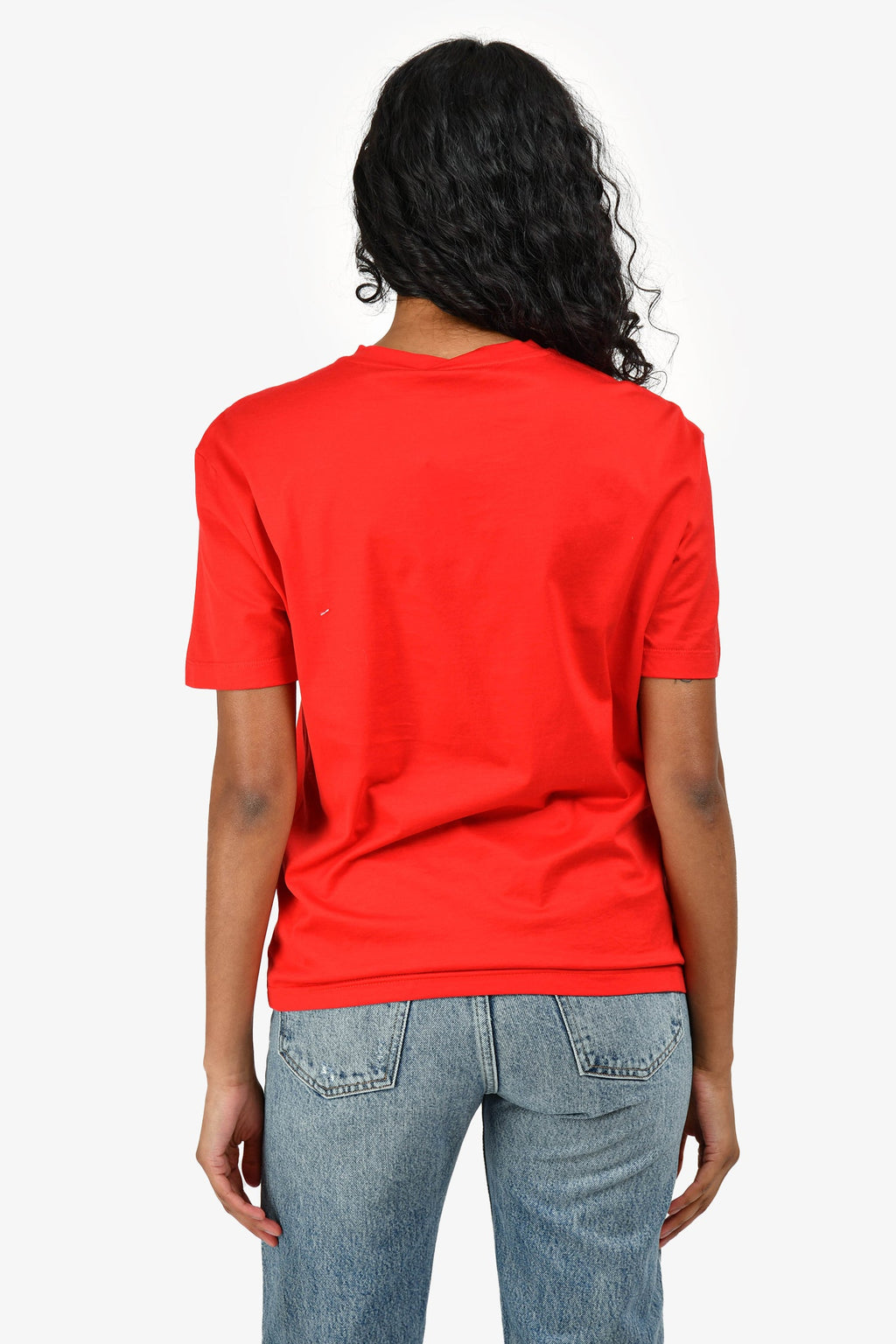 Versace Red Studded Medusa Short Sleeve T-Shirt Size XS