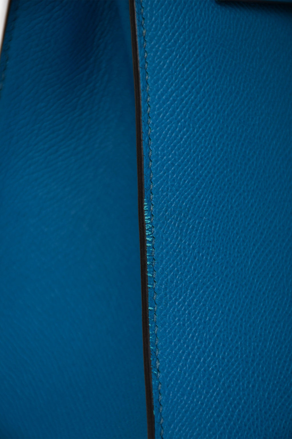 Hermès 2014 Blue Epsom Leather Kelly 28 GHW With Strap