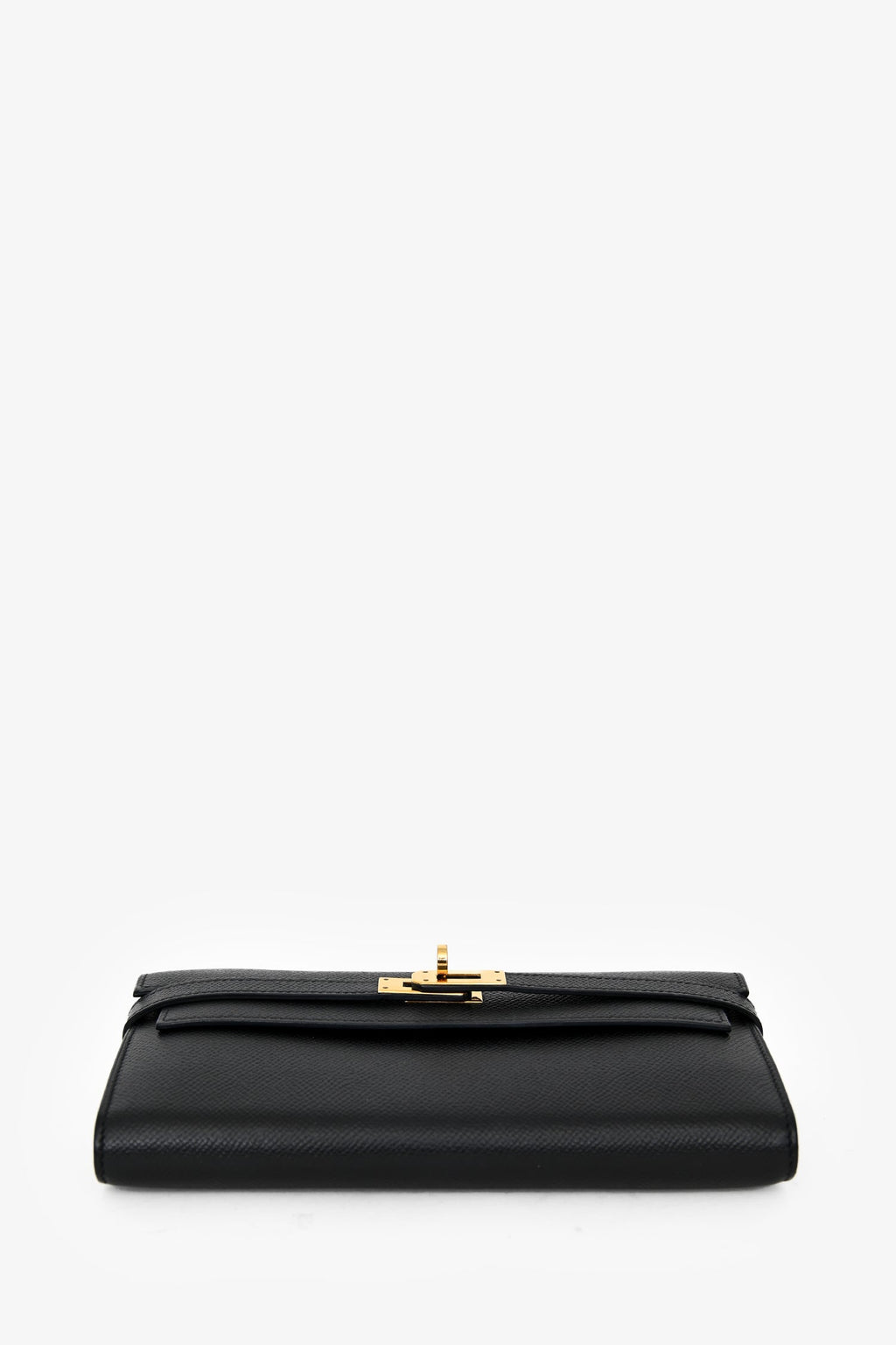 Hermès 2012 Black Epsom Leather Kelly Wallet