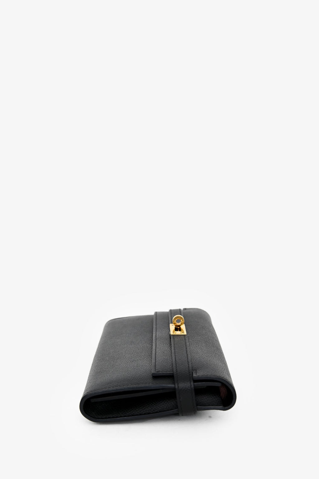Hermès 2012 Black Epsom Leather Kelly Wallet